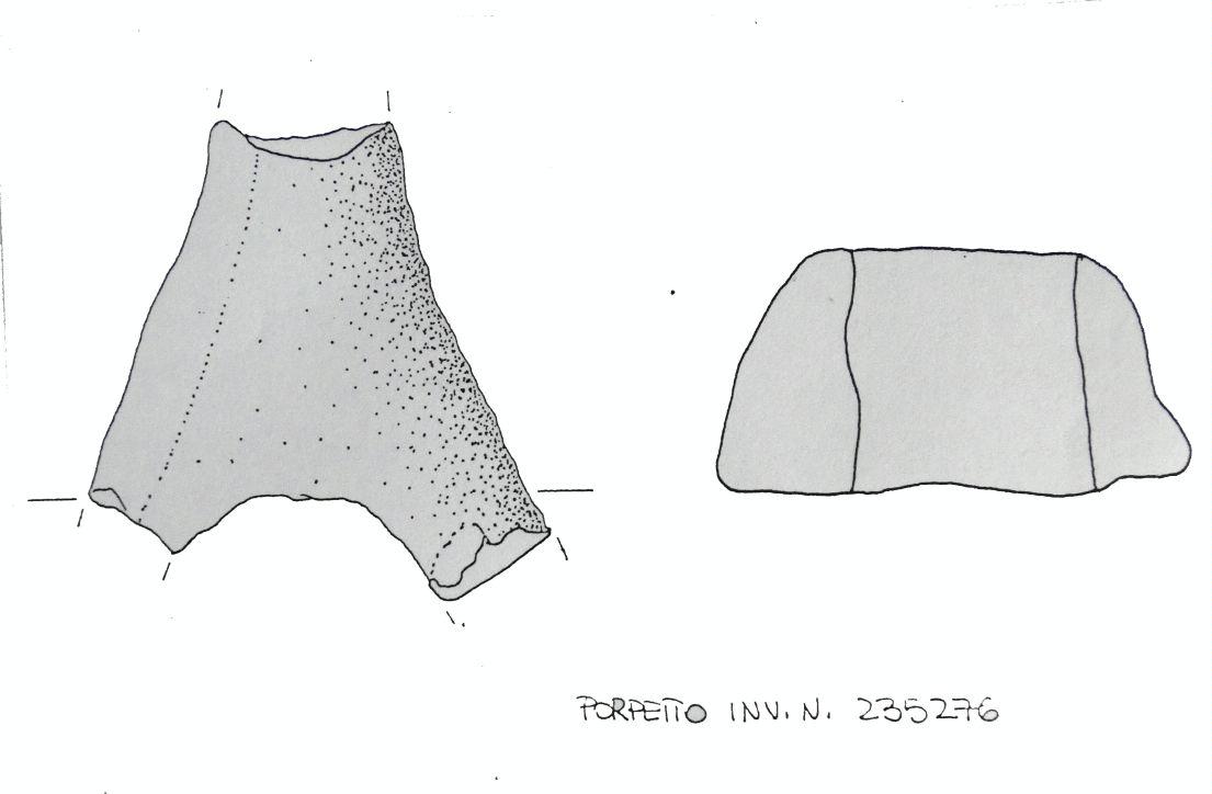 pane/frammento, a piccone - Cultura dell'età del bronzo finale-Friuli Centrale (fine/inizio tarda età del Bronzo)