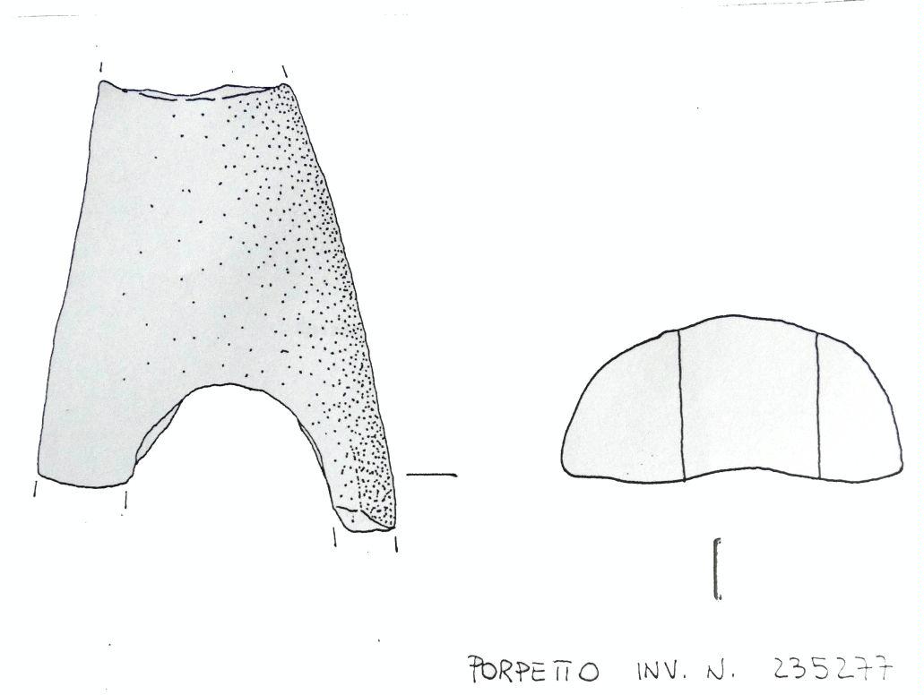 pane/frammento, a piccone - Cultura dell'età del bronzo finale-Friuli Centrale (fine/inizio tarda età del Bronzo)