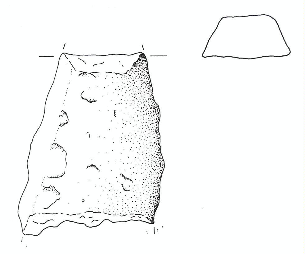 pane/frammento, a piccone - Cultura dell'età del bronzo finale-Friuli Centrale (fine/inizio tarda età del Bronzo)