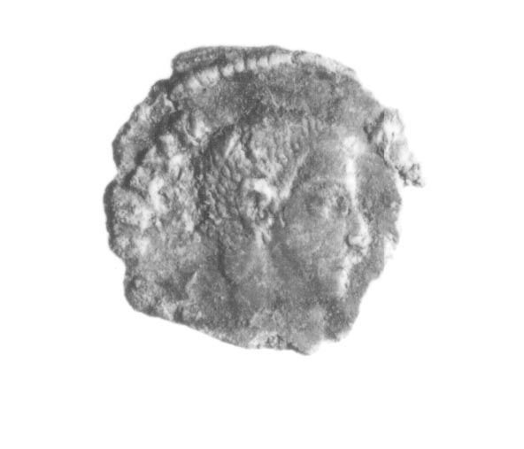 R/ Testa nuda di Giuliano III a destra; V/ L'imperatore affrontante un nemico caduto da cavallo (AE3) (IV sec. d.C)