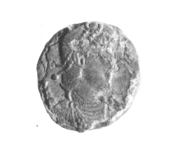 R/ Busto diademato e drappeggiato di Costanzo II a destra; V/ L'imperatore affrontante un nemico caduto da cavallo (AE3) (IV sec. d.C)