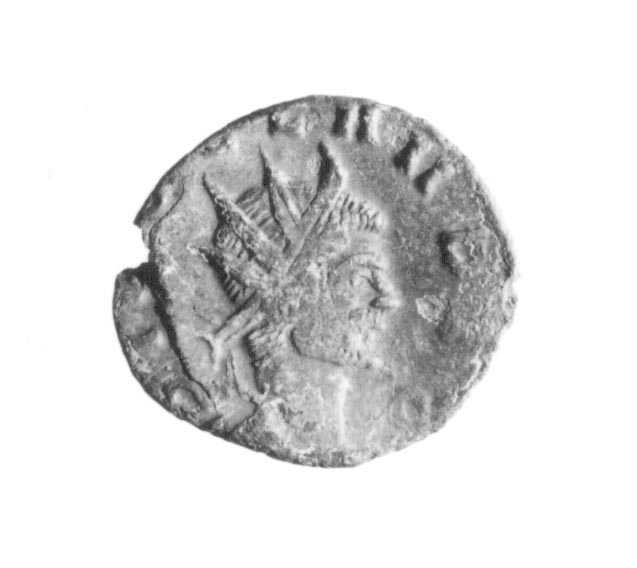 R/ Testa radiata di Claudio II a destra; V/ Altare (antoniniano) (III sec. d.C)