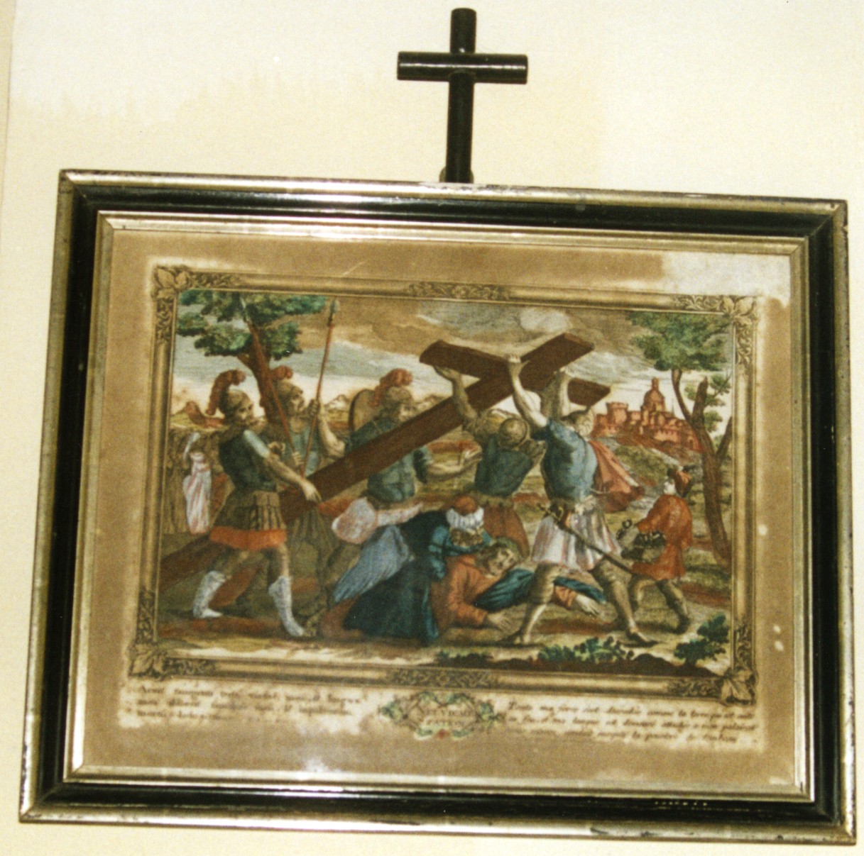 Stazione ix: gesù cade sotto la croce la terza volta (via crucis)