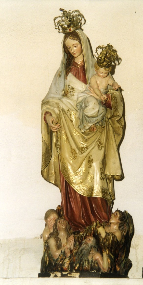 Madonna con bambino e anime del purgatorio (statua)