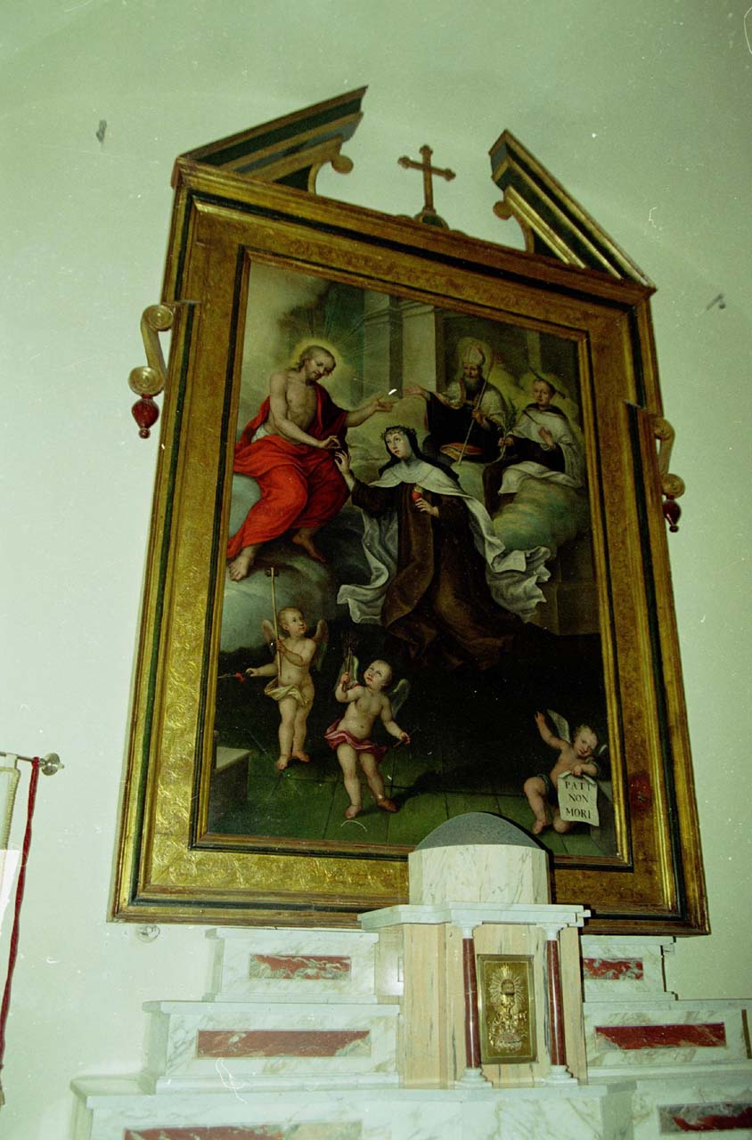 Matrimonio mistico di santa maria maddalena de' pazzi (dipinto)
