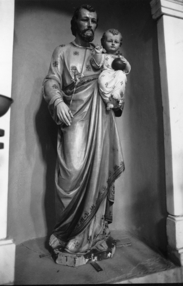 San Giuseppe e Gesù Bambino (statua) - bottega italiana (inizio sec. XX)
