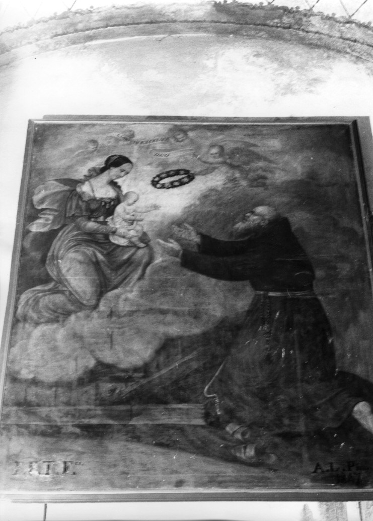 La madonna porge il bambino a san felice da cantalice (dipinto)