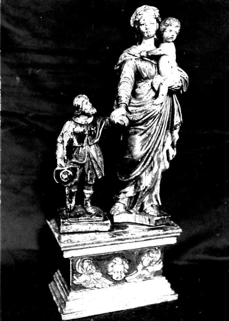 Madonna con bambino e san rocco (gruppo scultoreo)