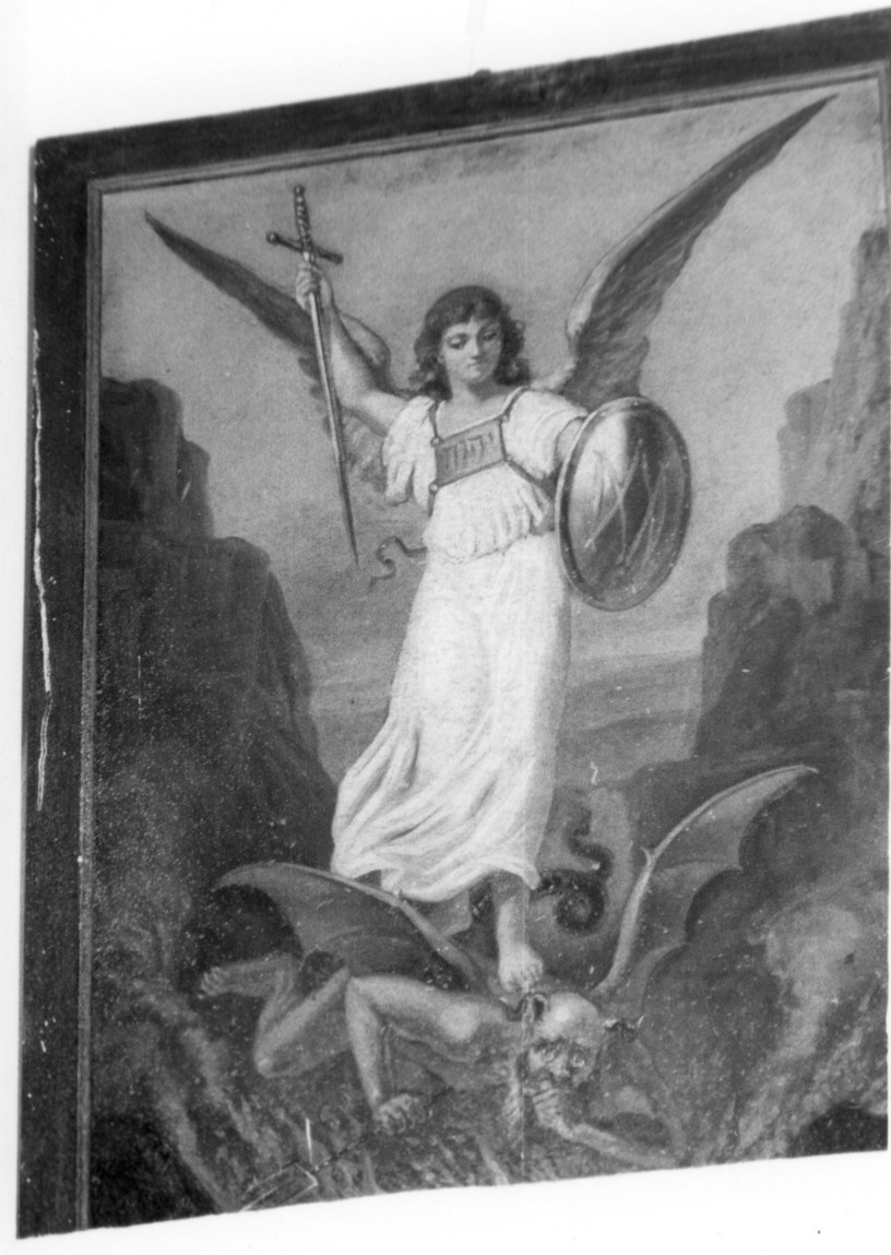 San michele arcangelo combatte satana (dipinto)