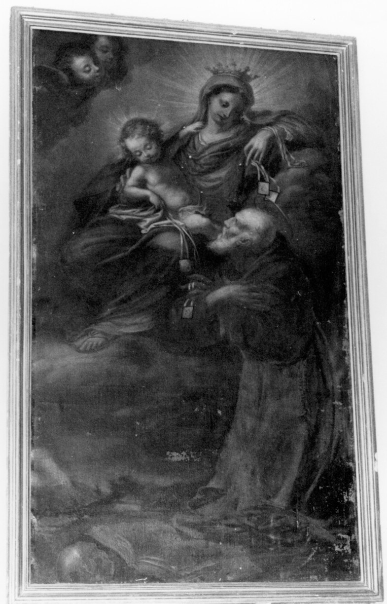San simone stock riceve dalla madonna lo scapolare (dipinto)