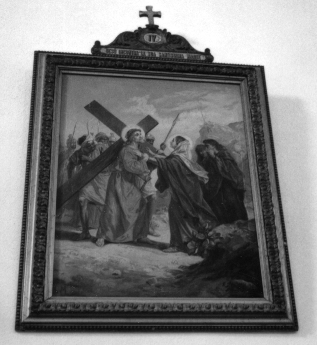 Stazione iv: gesù incontra la madonna (via crucis)
