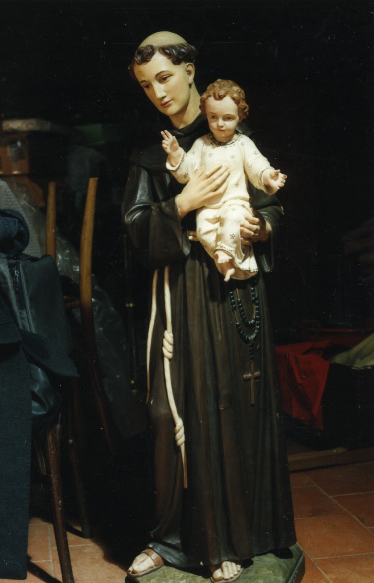 Sant'Antonio da Padova con Gesù Bambino (scultura) di Perathoner Ferdinand (prima metà sec. XX)