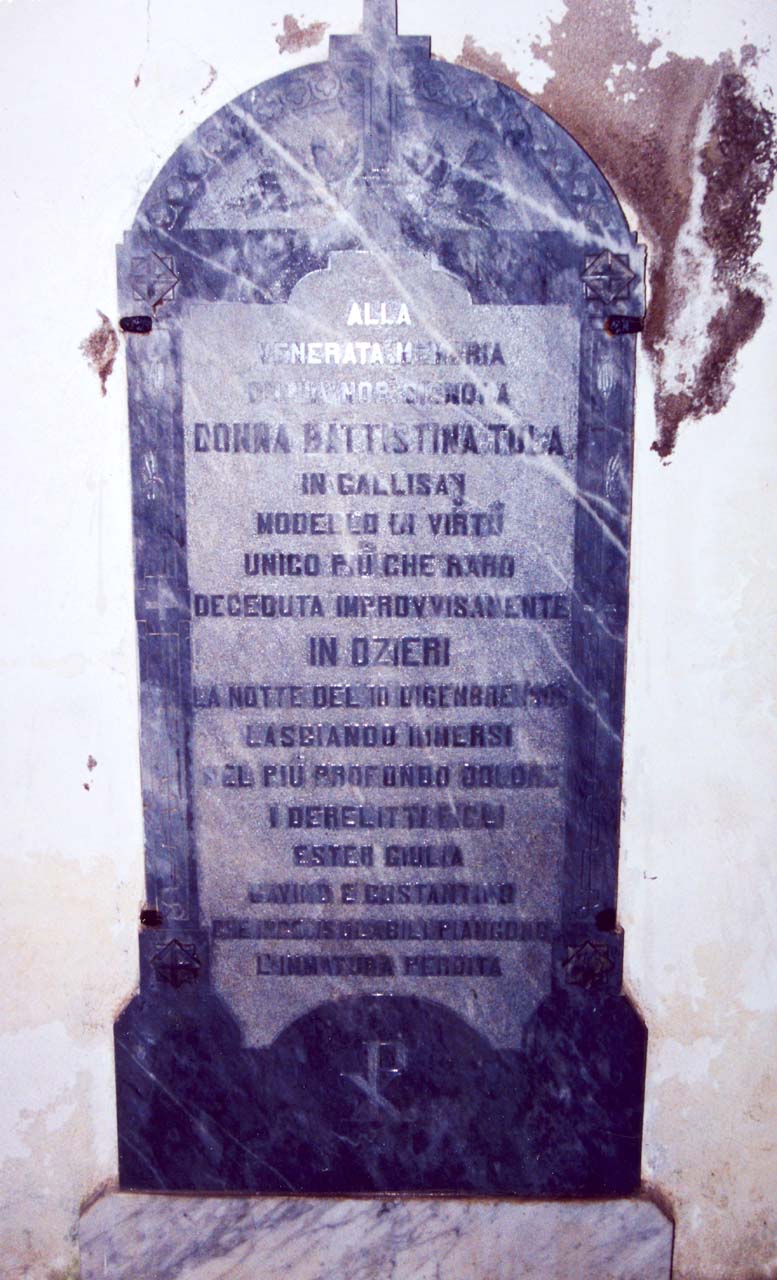 Lapide tombale