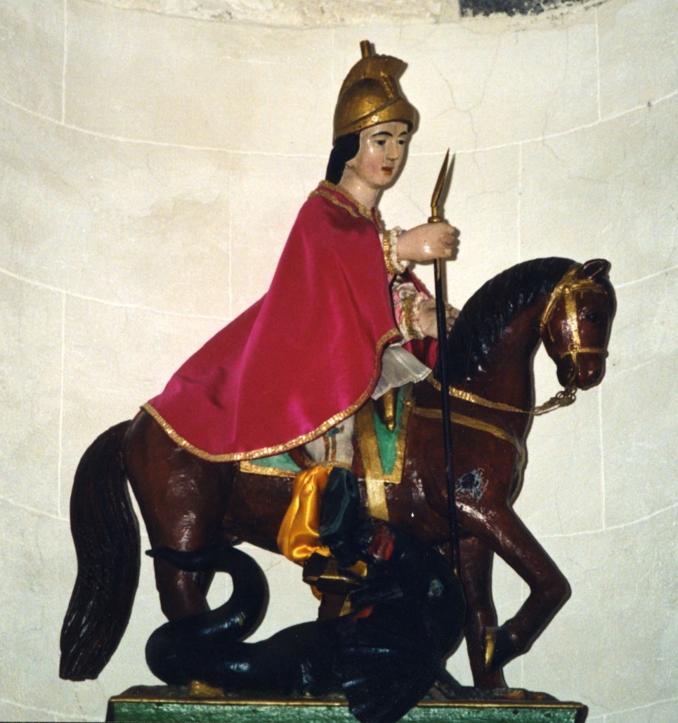 San giorgio uccide il drago (statua)