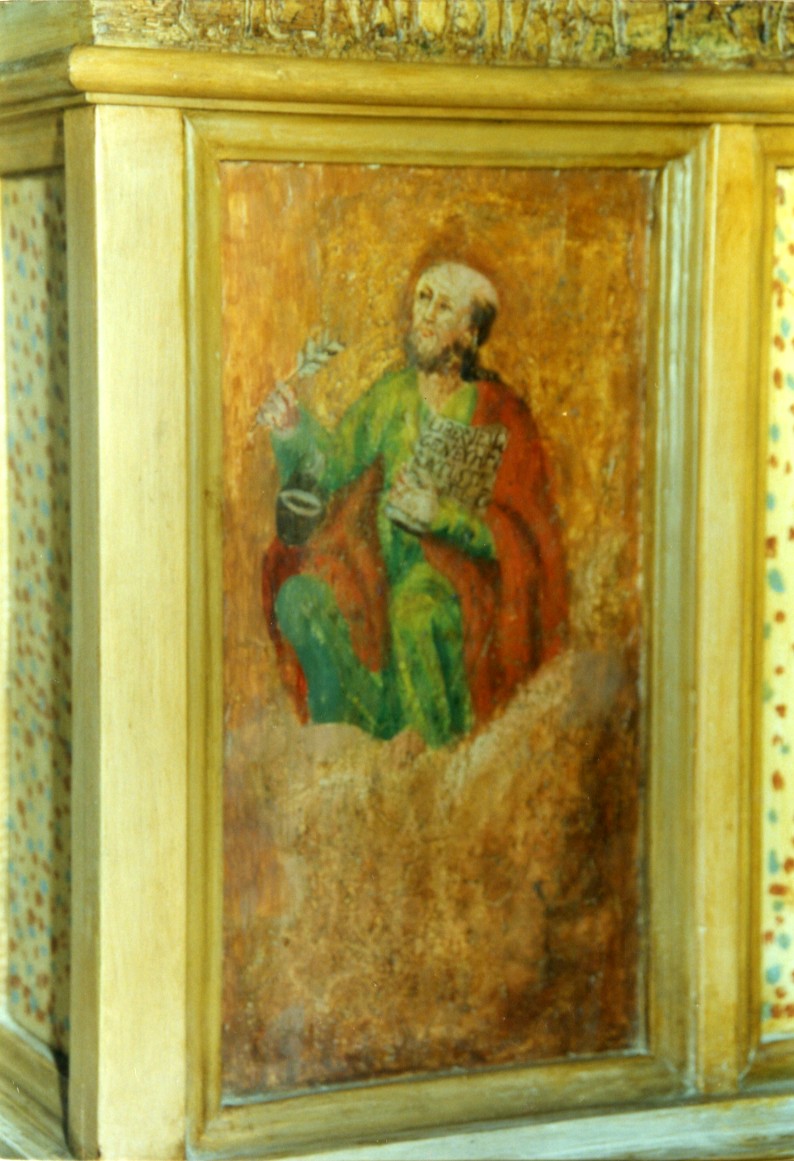 San luca evangelista (scomparto di predella)