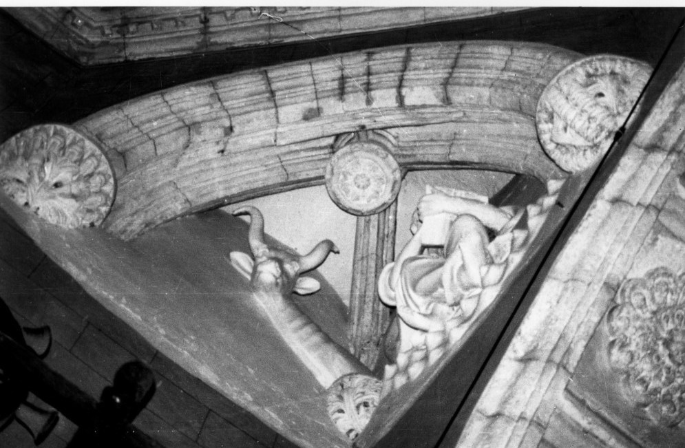 San luca evangelista (decorazione plastica)