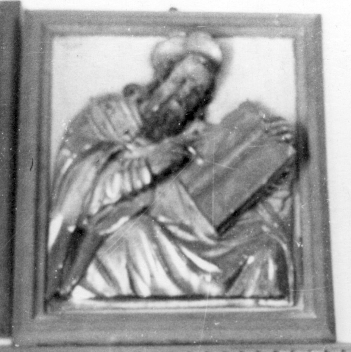 Santo dottore della chiesa (scultura, elemento d'insieme)