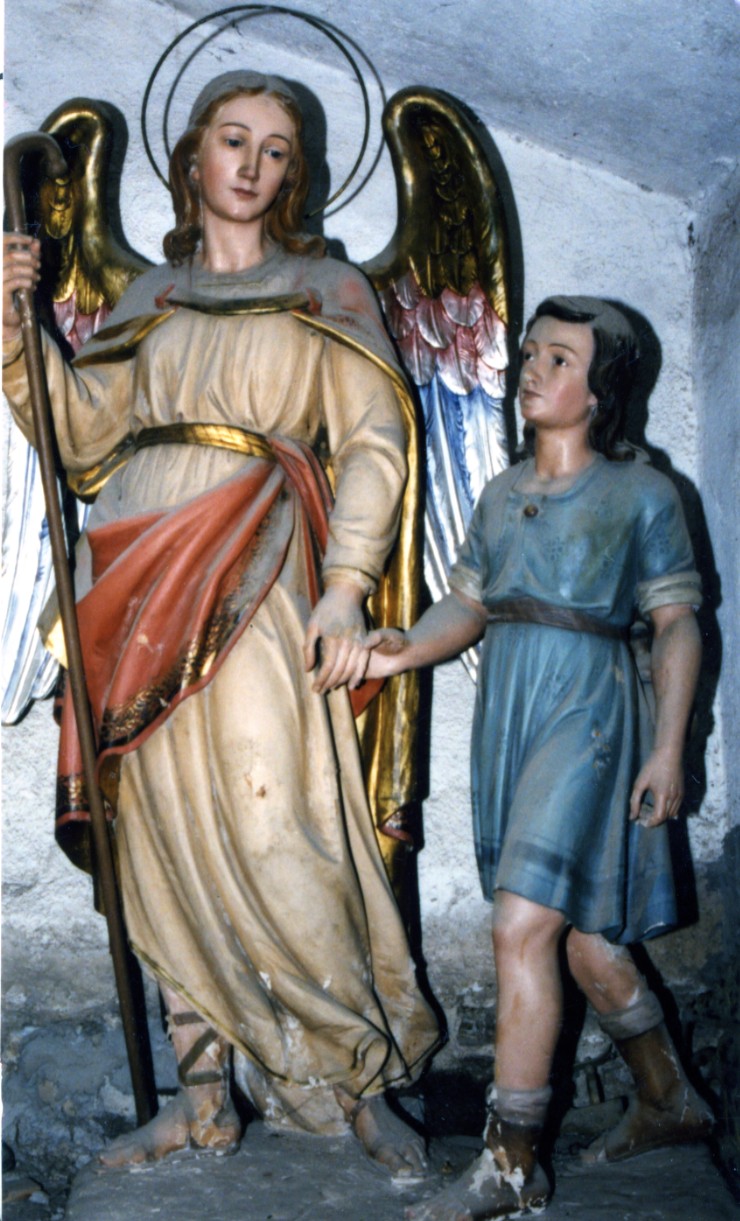 Tobia e san raffaele arcangelo (gruppo scultoreo)