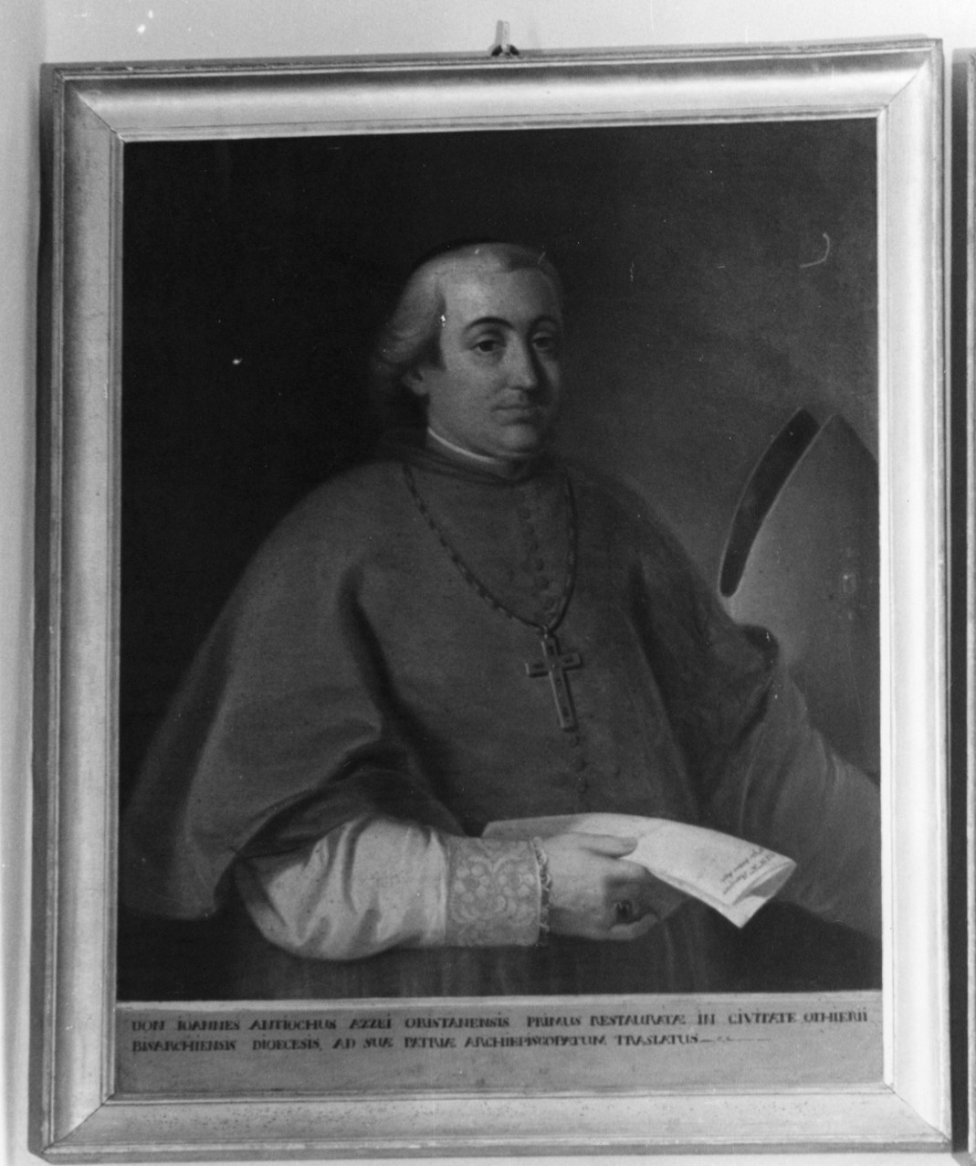 Ritratto di Monsignor Antioco Azzei (dipinto) di Marghinotti Giovanni (prima metà sec. XIX)