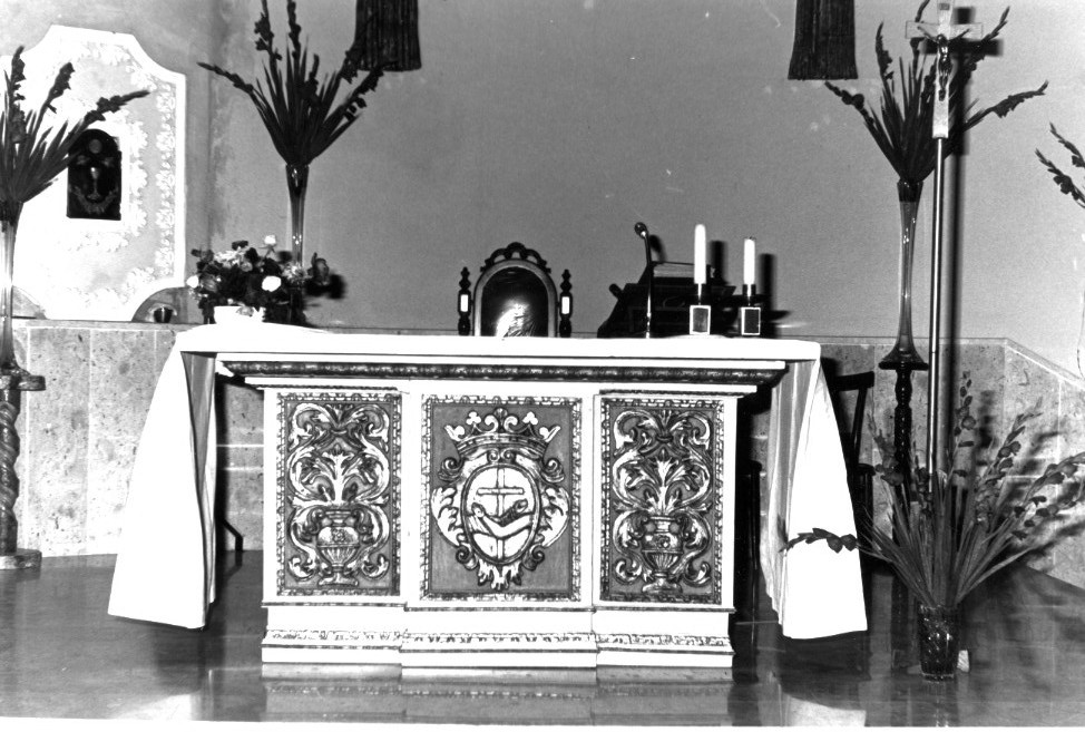 Mensa d'altare, elemento d'insieme