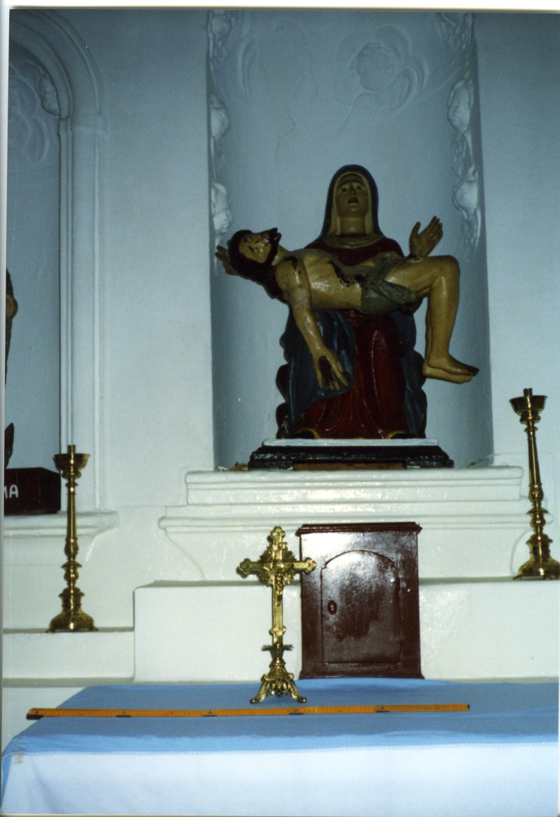 Pietà (scultura) - ambito sardo (sec. XVII)