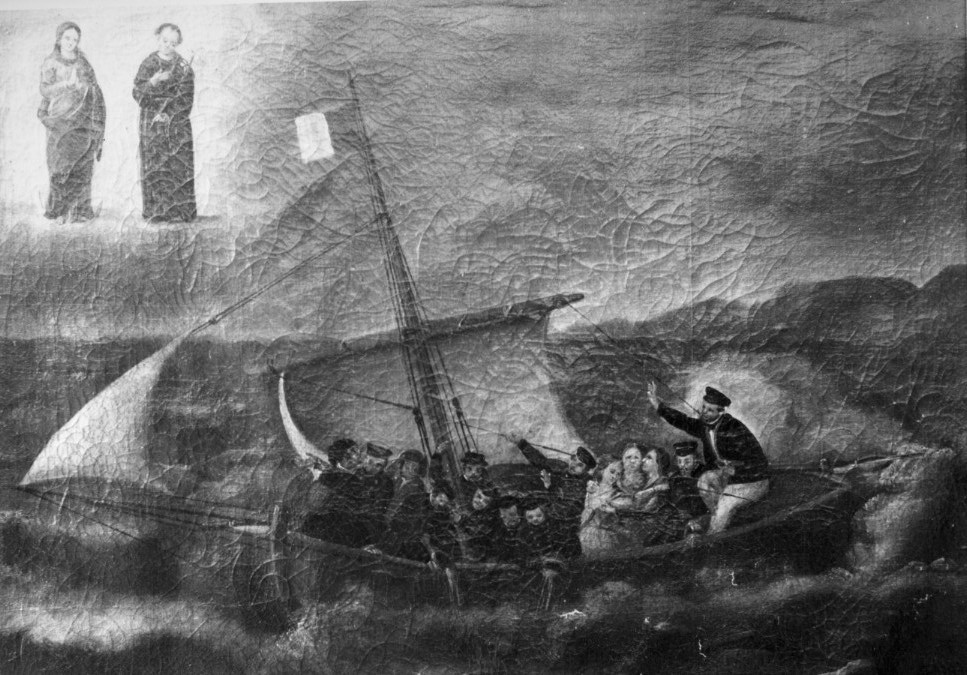 Intervento salvifico della vergine e di san francesco per incidente (dipinto)