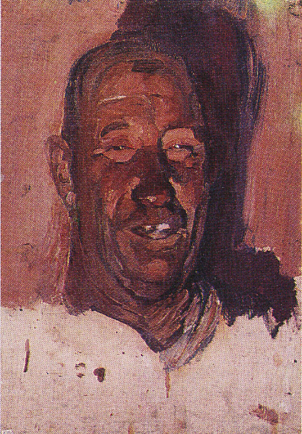 Studio di testa (uomo ridente), dipinto