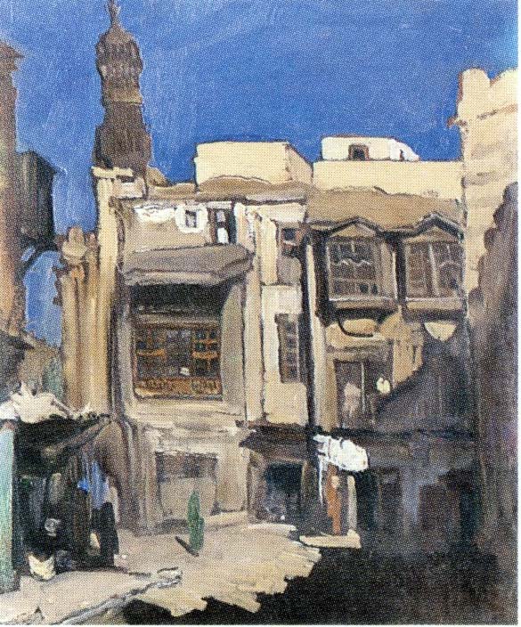 Via dei bazar, dipinto