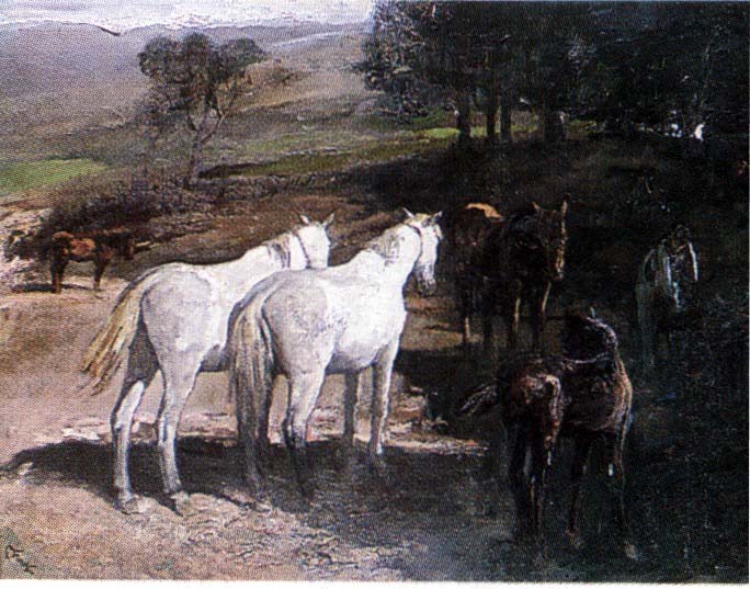 Cavalli bianchi, dipinto