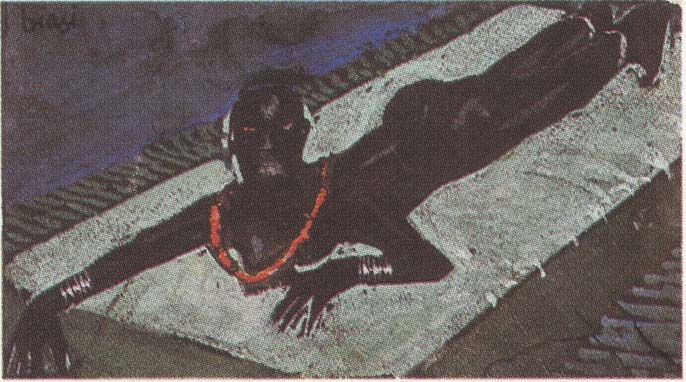 Negra nuda sul verde, dipinto