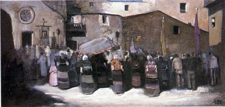Processione dell'assunta, dipinto
