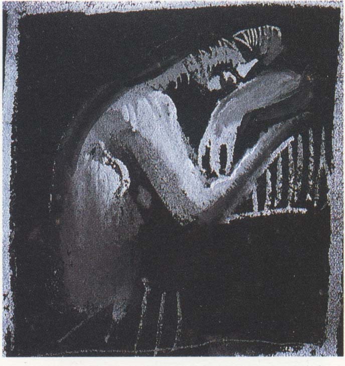 Ragazza in riposo - studio, dipinto