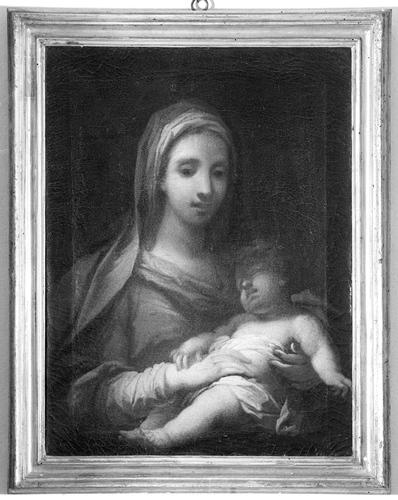 Madonna con Bambino (dipinto) di Sagrestani Giovanni Camillo (cerchia) (sec. XVIII)