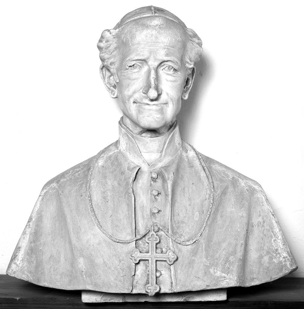 ritratto di papa Leone XIII (scultura) - ambito italiano (sec. XIX)
