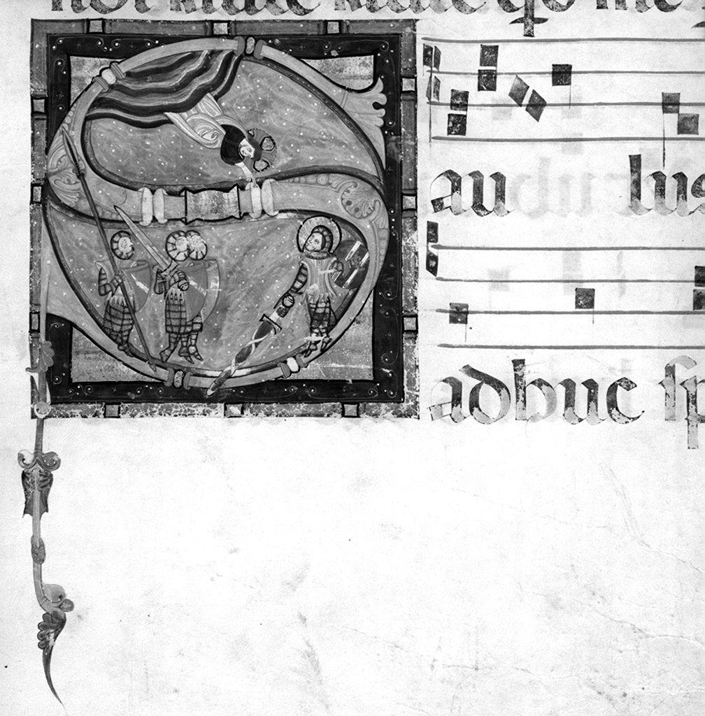 conversione di San Paolo (miniatura) - ambito fiorentino-aretino (sec. XIII)