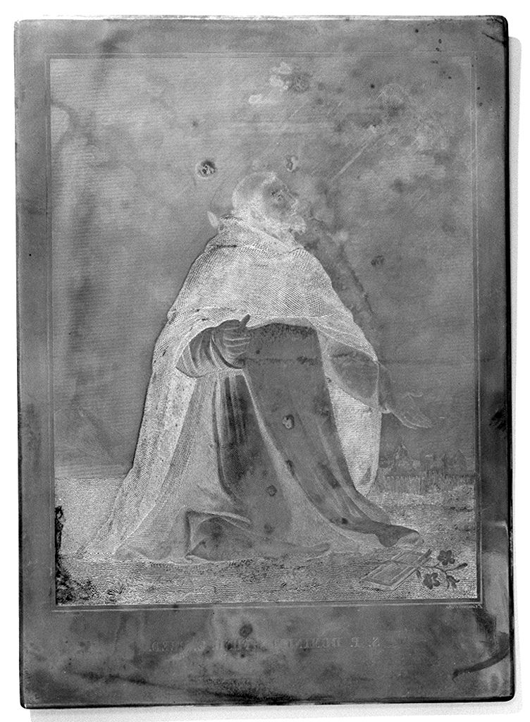 apparizione della Madonna a San Domenico (matrice) di Suppini Pietro, Comucci Pietro - ambito italiano (sec. XIX)