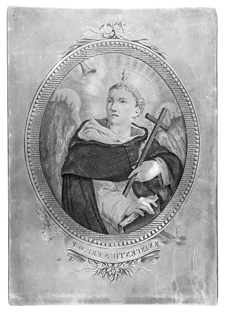 San Vincenzo Ferrer (matrice) di Marchini Vincenzo - ambito italiano (sec. XIX)