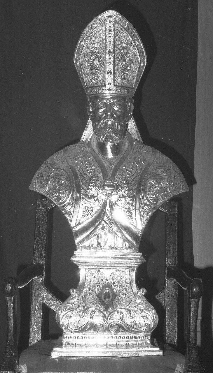 Santo vescovo (reliquiario a busto)