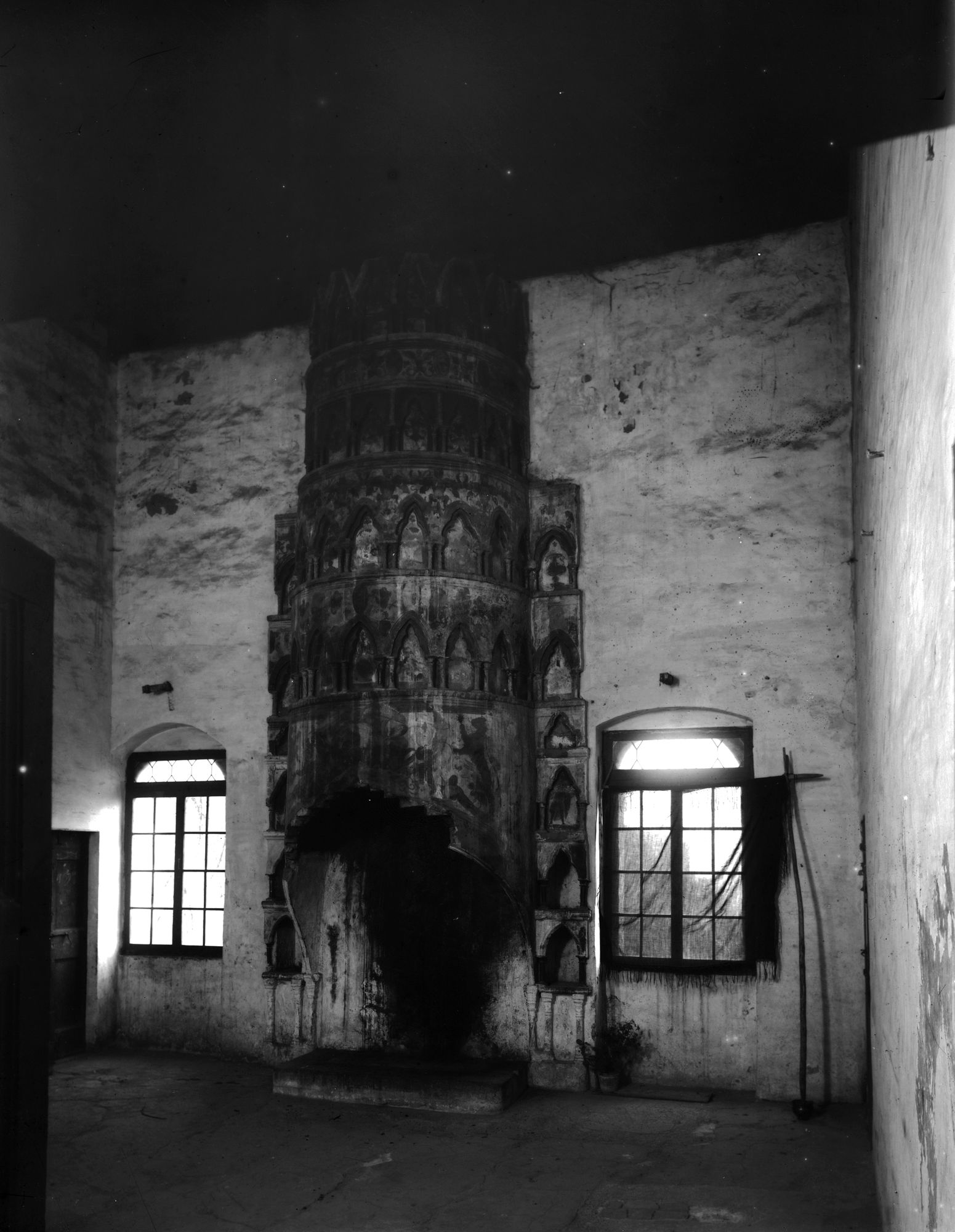 Camino gotico di Cà Marcello in Monselice (negativo) di Gabinetto fotografico (XX)