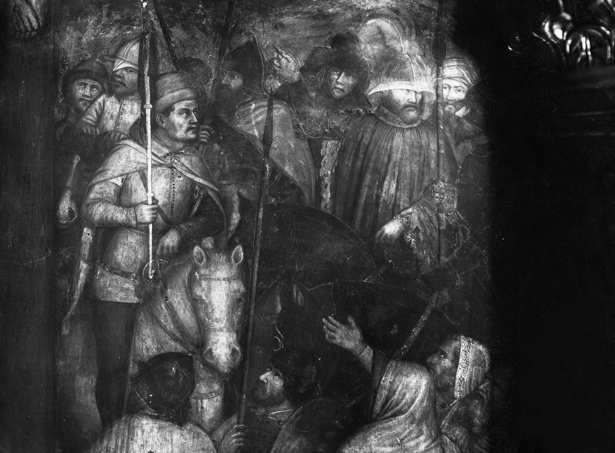 Basilica del Santo. Cappella San Felice. Particolare della crocefissione (negativo) di Gabinetto fotografico (XX)