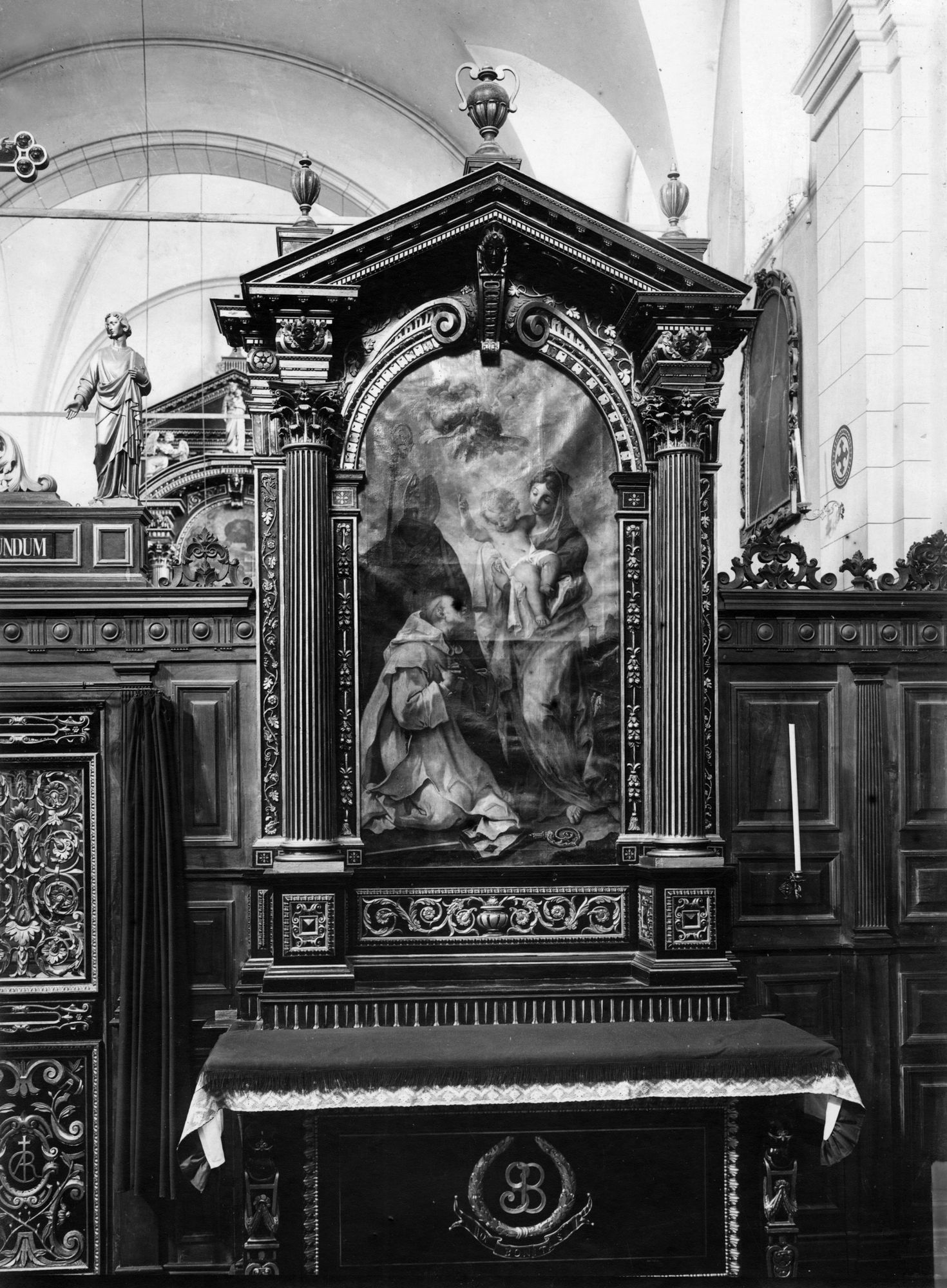 Abbazia Certosina di Vedana. Vedute interne, chiostri, dipinti ed altri oggetti d'arte (negativo) di Ing. Ongaro (XX)