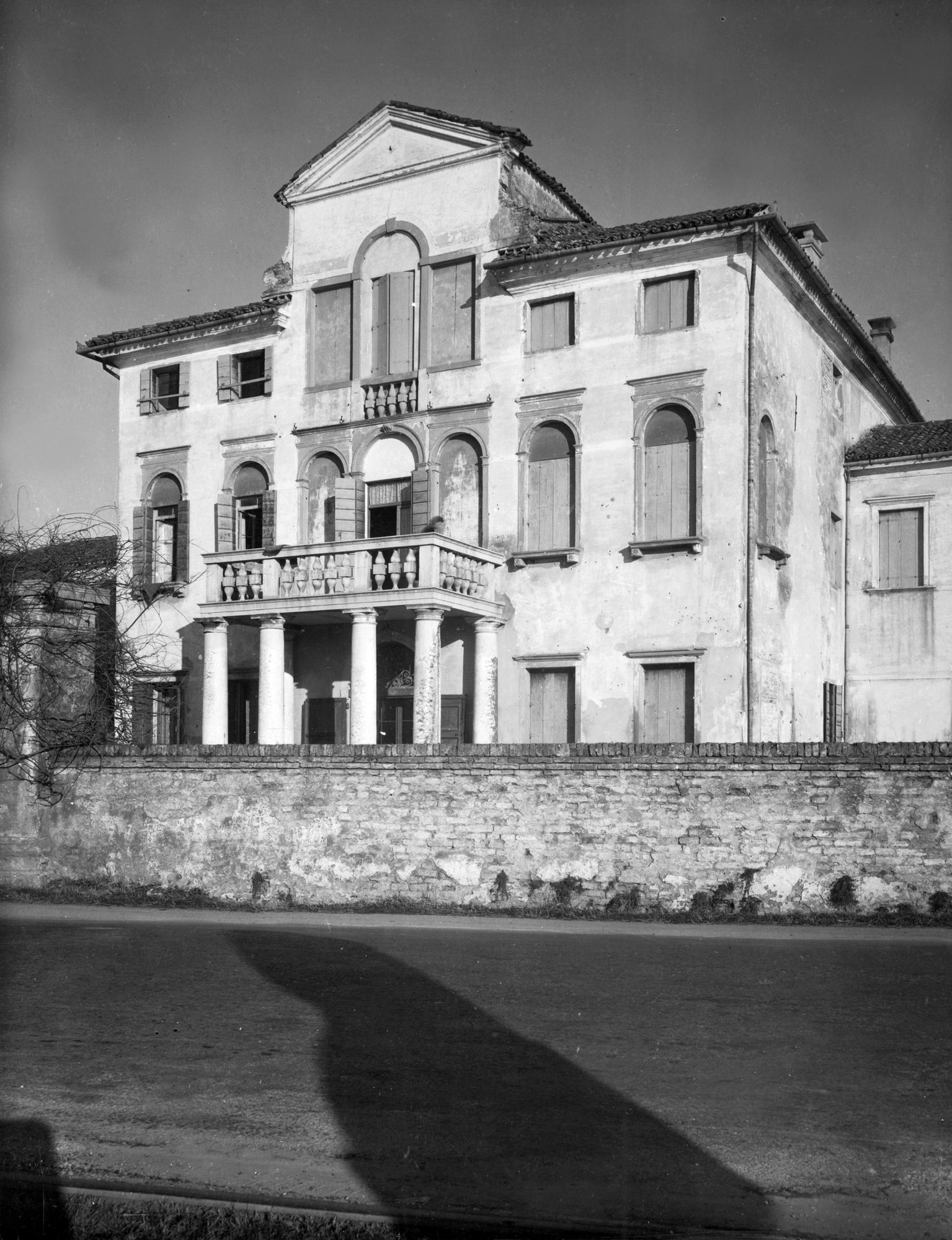 Villa Grimani. Facciata (negativo) di Gabinetto fotografico (XX)