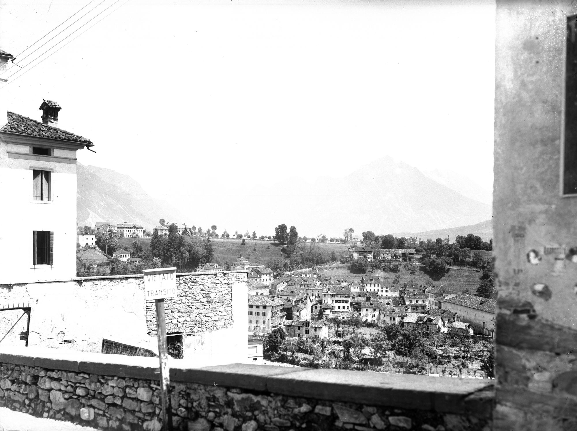 Veduta panoramica di via Rivizzola (San Stefano.) (negativo) di Gabinetto fotografico (XX)
