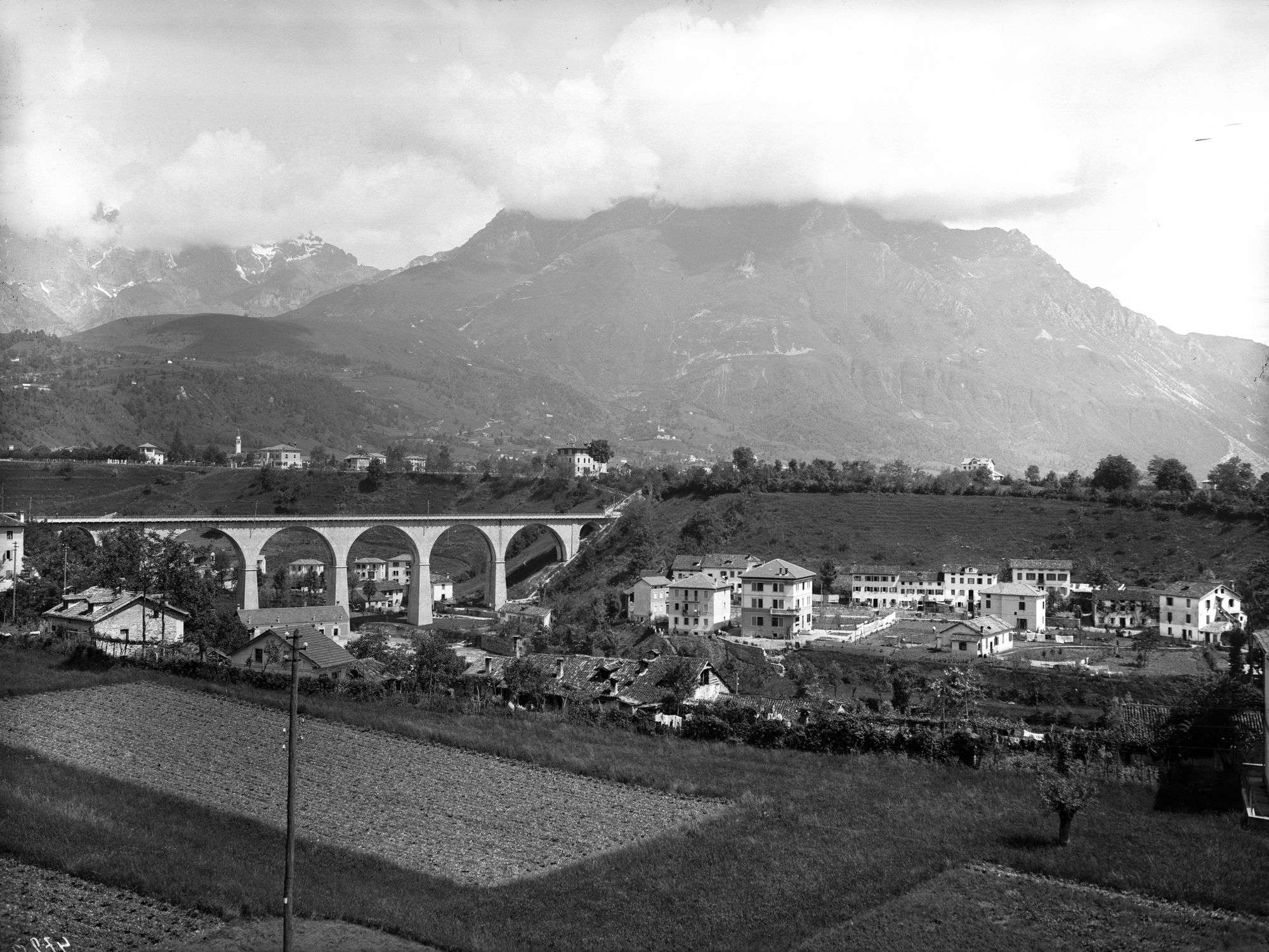 Vedute panoramiche della zona del parco comunale (negativo) di Gabinetto fotografico (XX)