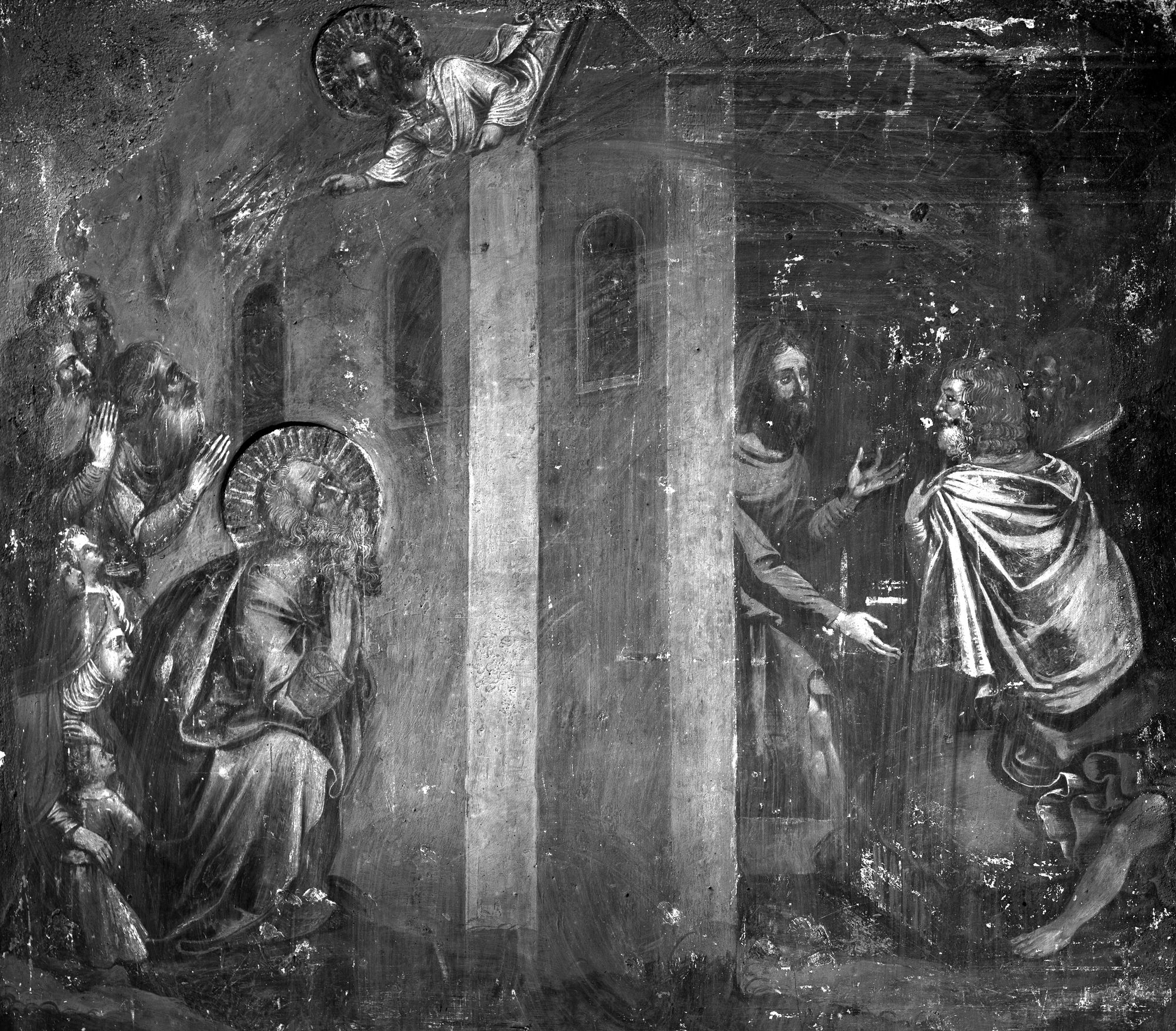 Loggia Carrarese. Affreschi del Guarriento (negativo) di Gabinetto fotografico (XX)