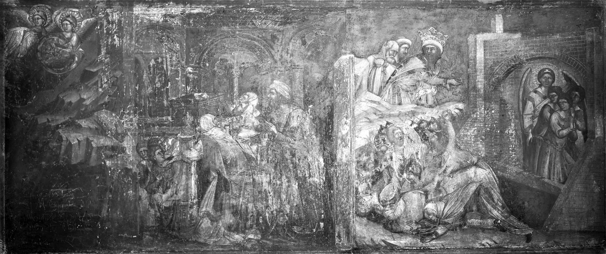 Loggia Carrarese. Affreschi del Guarriento (negativo) di Gabinetto fotografico (XX)