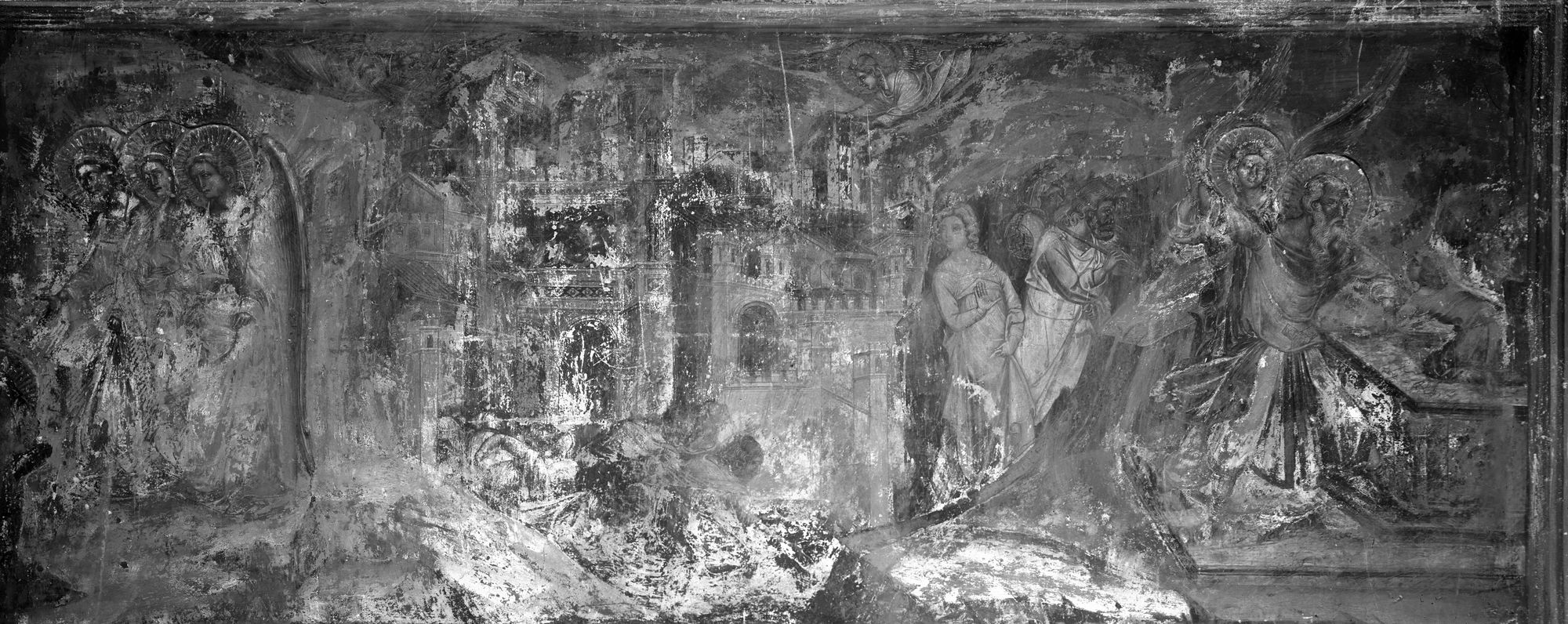 Loggia Carrarese. Affreschi del Guarriento (negativo) di Gabinetto fotografico (XX)