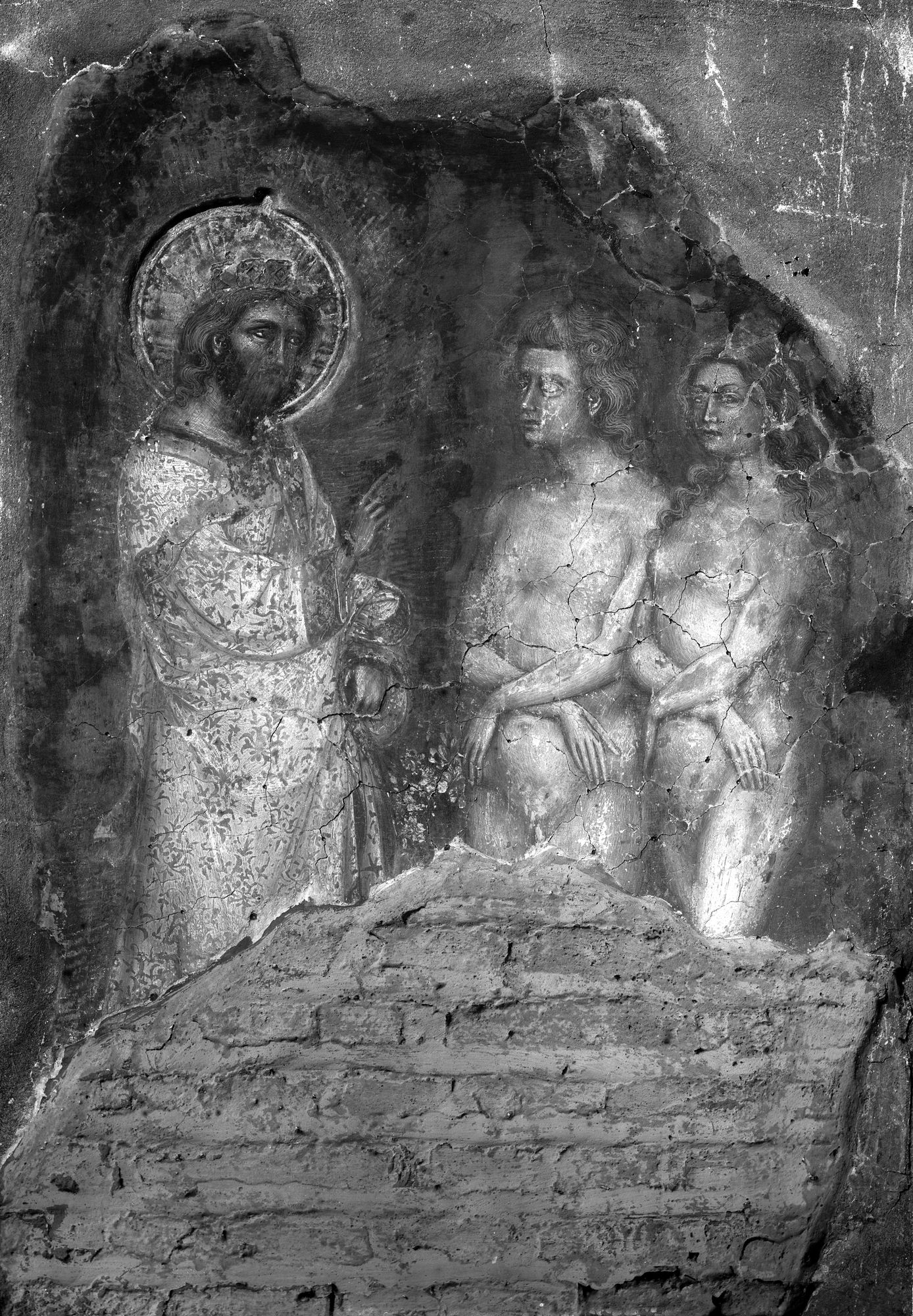 Loggia Carrarese. Affreschi del Guarriento (negativo) di Gabinetto fotografico (XX)