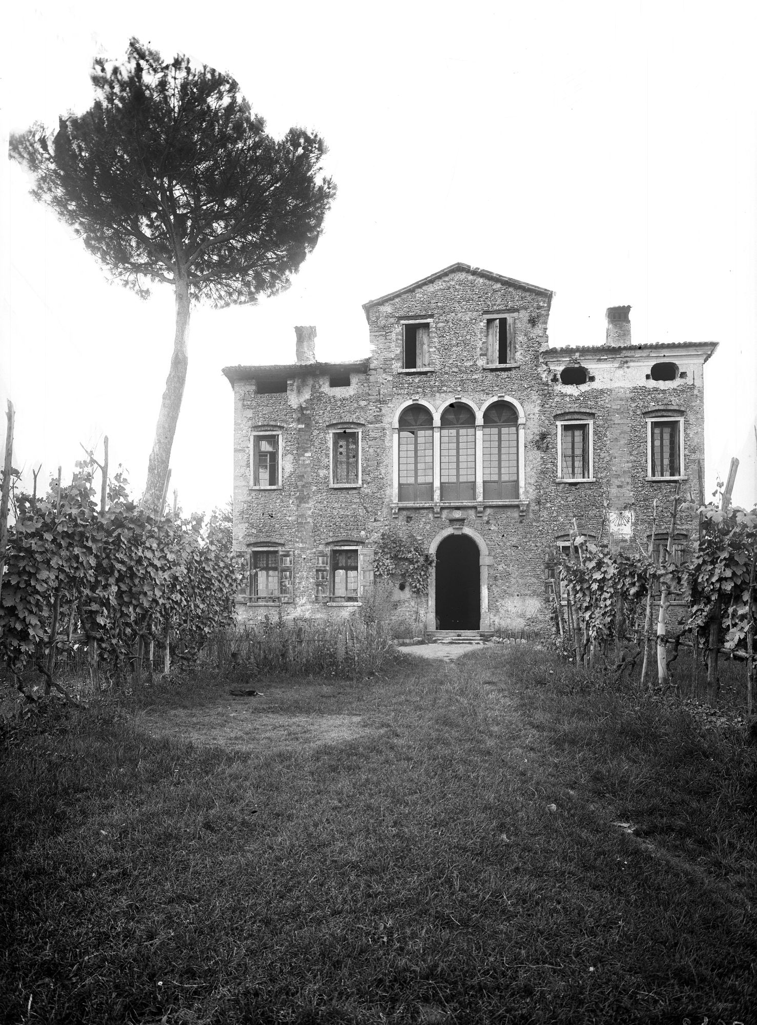 Asolo. Aspetti della villa Pignera del Co. Raselli (negativo) di Gabinetto fotografico (XX)