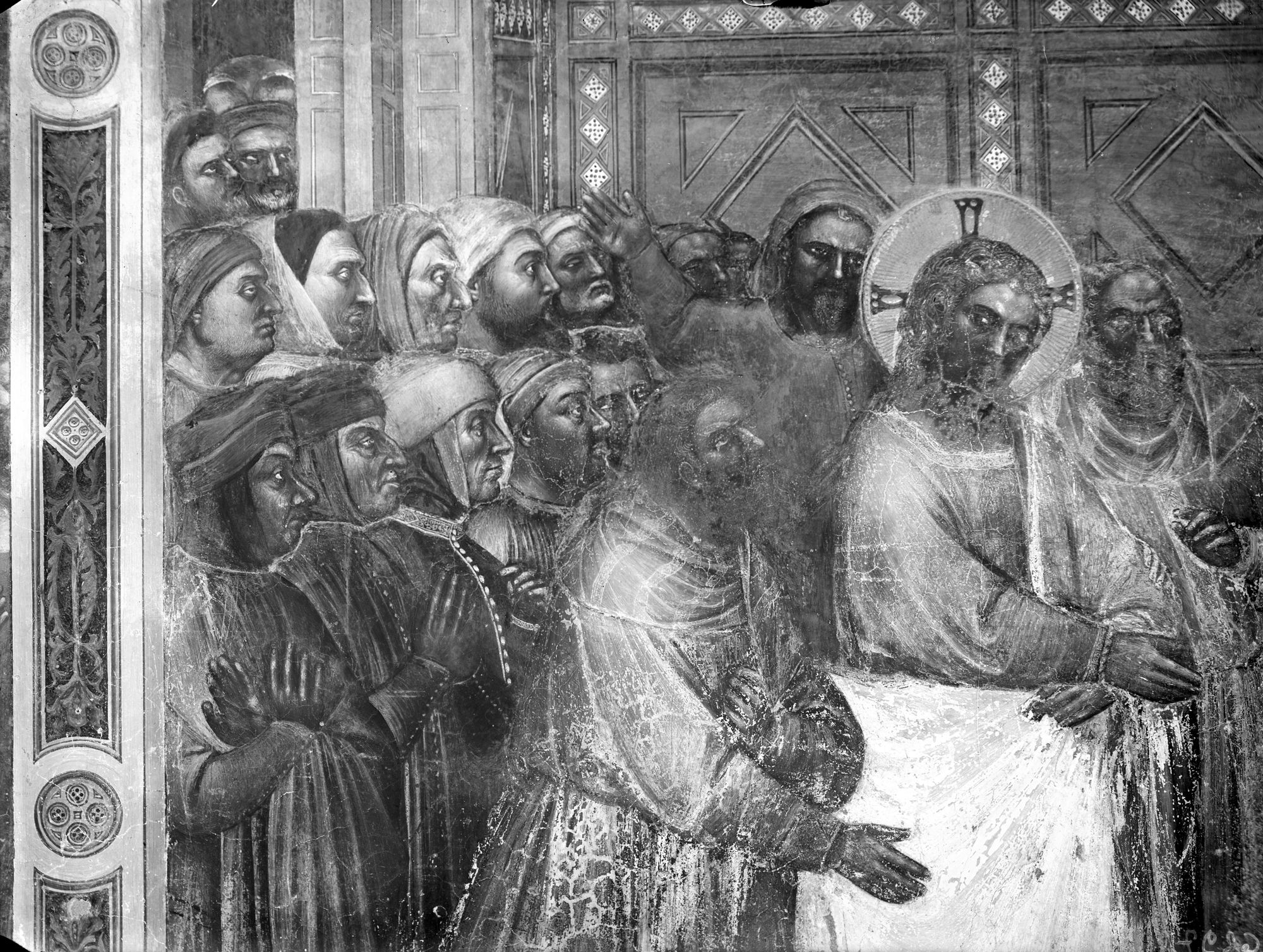Duomo. Battistero. Menabuoi. Particolare degli affreschi (negativo) di Gabinetto fotografico (XX)